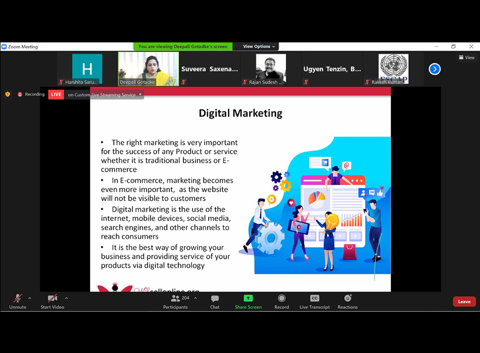 UNESCAP Wesellonline online training photo gallery